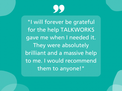 Rachel thanks TALKWORKS and shares her story