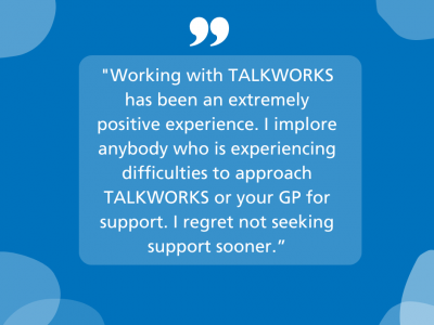 Matt thanks TALKWORKS for supporting him with his difficulties