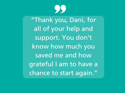 SM thanks TALKWORKS' employment support team