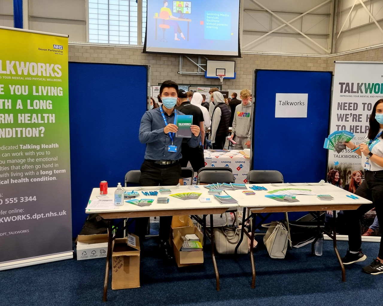 TALKWORKS attend Exeter College Re-Freshers Fair